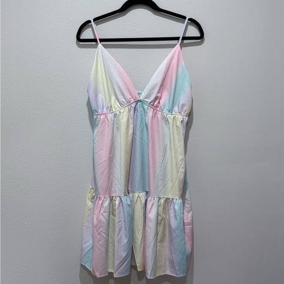 Pastel Multicolor Women's Dress - Picture 1 of 3